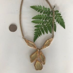 Gold tone statement necklace from Nordstrom